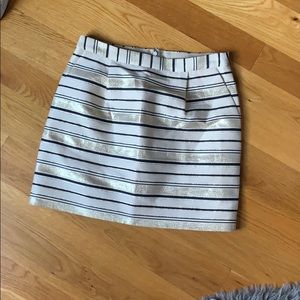 Gold and Black JCREW Skirt